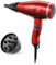 Valera Swiss Power4ever eQ professioneller Ionen-Haartrockner, langlebig und leistungsstark, digitaler Motor, Sanify Luftreinigung, intelligente Luftstrom-Diagnose, 2400 Watt, Farbe Rot