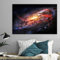 Black Hole Milky Way Galaxy Star Nebula Art Fabric Poster Print Space Photo House Wall Decor Wandkunstdruck für Kinder27.5x39.3(70x100cm) No frame