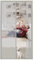 Zanzariera Magnetica Porta Finestra in Fibra di Vetro,Chiusura Automatica Adsorbimento Magnetico Rete Impedendo Agli Insetti Di Entrare per Casa Ufficio 180 x 260 cm - Grigio