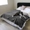 Kritter Planet Hundedecke Wasserdicht, Liebesdecke Sex Decke Wasserdicht, Waschbar Kuscheldecke Sofaschutz Tagesdecke für Sofa Autositz Couch Bett, XL 150x200cm Große Decke, Lt Grau/Dk Grau
