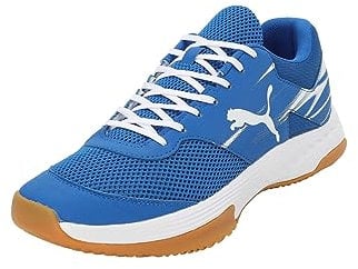PUMA Unisex Varion Ii Indoor Court Shoe, Team Royal White Gum, 46 EU