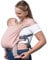 Boba Bliss Babytrage Neugeborene ab Geburt bis 15 kg - 2-in-1 Baby Carrier & Baby Tragetuch Ohne Binden & Knoten, Hüftfreundliche Babytrage ab Geburt, Weiche & elastische Baby Trage (Bloom)