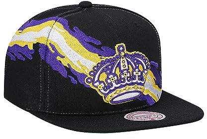 Mitchell & Ness Los Angeles Kings Vintage Paintbrush Snapback Cap, Negro , Talla única
