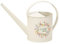 moses. Regadera pequeña para el jardín, Ducha de Flores Decorativa con Capacidad de 1,2 l, Jarra en Color Crema Off-White con Bonito Texto Flower Shower en diseño de Hojas y Flores
