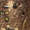 Tarwanear Retro Stone Wallpaper - Realistic Brick & Stone Effect, Vintage Matte Textured 3D Wall Paper Roll for Living Room, Bedroom, Hallway, Lounge