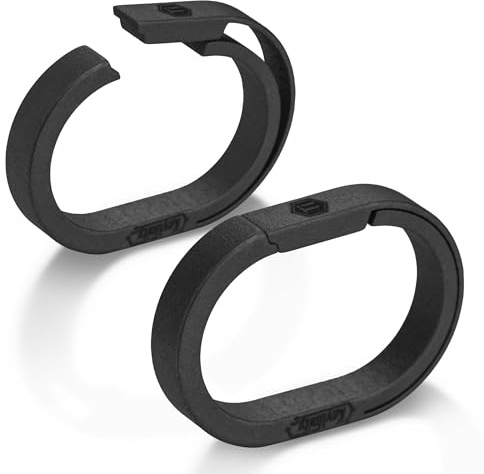 Generisch Titan EDC Karabiner Schlüsselanhänger, Split Key Ring Quick Release Key Organizer, Titanium Carabiner Keychain Liner für die Verbindung von Haus Autoschlüssel（2pc）