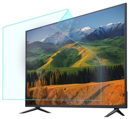 KELUNIS Protector de pantalla de TV antiarañazos, película de luz azul antimiopía, para pantalla LCD, LED, OLED y QLED 4K HDTV, fácil instalación,37