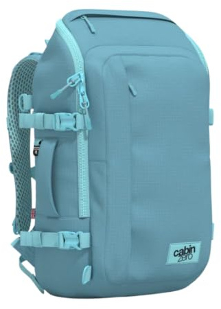 Cabinzero Unisex ADV 32l-Adventure Cabin Backpack with Luggage Trackers. Rucksack, Malediven Blue
