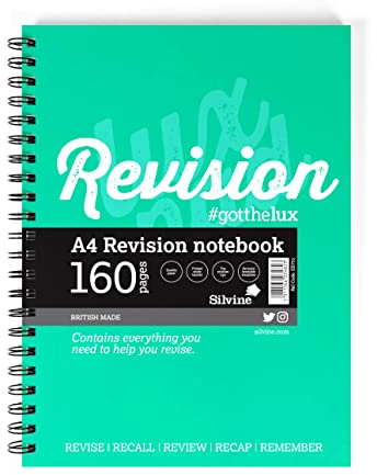 Luxpad Notizbuch, A4, Spiralbindung, 160 Seiten, mit praktischem 14-seitigem Revisions-Handbuch (evtl. nicht in deutscher Sprache).