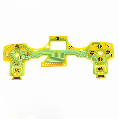 Cable de la flexión del teclado del botón de la película conductora de la película para Sony Playstation 4 PS4 Piezas de reparación del controlador inalámbrico - Oro