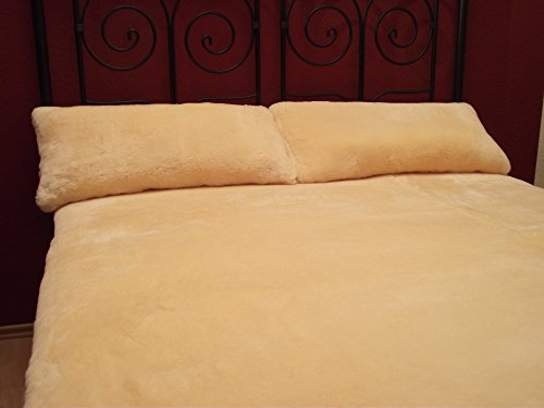 Wundervolles Qualitäts Wärmeunterbett, 100% echtes, gewachsenes Lammfell als Unterbett, Bettfell, in vielen Maßen. Die natürliche Klimaanlage als hochwertige Bettauflage