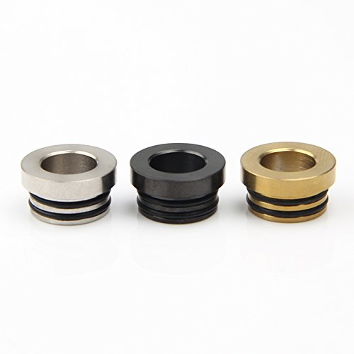 DIY-24H - Drip Tip Adapter von 810 auf 510 Anschluss Driptip RDA RBA RTA Verdampfer, Atomizer (Gold)