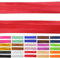 Roban Fashion 10m Satin Schrägband zum Nähen gefalzt 50mm breit Rot