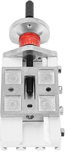 32mm Metallkreuzschlitten, Z008M Längsschlitten Aluminiumlegierung Schlitten für Mini-Drehmaschine Vorschub Entlastungsachse Y/Z Bearbeitung