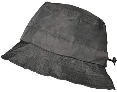 Toutacoo, Cappello da Pioggia in Nylon, Facilmente Pieghevole nella Tasca Integrata, Bob (07-Grigio Scuro/Pioggia)