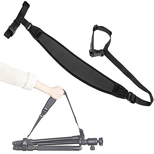 VIZEMO Quick Release Buckle Adjustable Shoulder Sling Belt Strap For Small Size Tripod monopod, Black, S