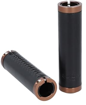 Gusti Lenkergriff Leder - Gary F. Fahrradgriff Ledergriff Griff Fahrrad Schwarz Rose Gold