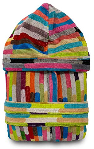 Nada Home Accappatoio Donna in Spugna Cinigliata 100% Cotone con Cappuccio – Morbido, Assorbente ed Elegante – Idea Regalo
