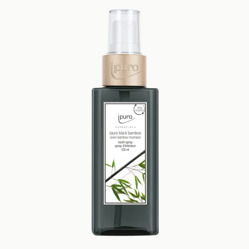 ipuro - erfrischendes ipuro black bamboo Raumspray - dezentes Duftspray mit grünen & holzigen Noten - stilvolles Room Fragrance für ein puristisches Dufterlebnis in jedem Raum 120 ml