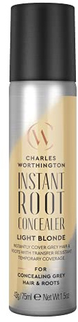Charles Worthington Instant root conceal spray - Light Blonde