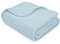Comfy Cubs Baby-Musselin-Decke, Wickeltuch für Neugeborene und Kleinkinder, großer Bezug, 119,4 x 119,4 cm, 6-lagiges Plüsch-Weichheit zum Wickeln, Geschenk (Himmelblau, Baby - Musselin)