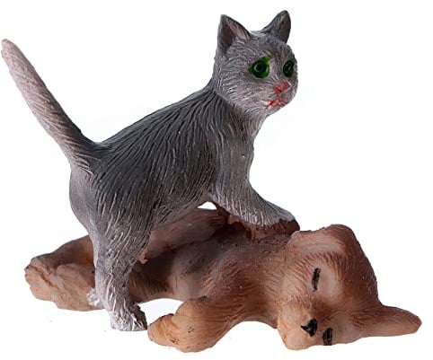 Holyart Weihnachtskrippen: Hund und Katze für Krippe 11cm