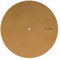 THAKKER Nubuck Leather Mat - Cognac Brown - Plattentellerauflage aus echtem Nubuk Leder - braun | 1,8-2mm stark | 295mm Durchmesser | mehr Wärme | mehr Dynamik