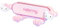 Enaiwn Support de téléphone mignon pour voiture, motif chat rose avec clip d'aération de voiture, convient à tous les téléphones portables, joli accessoire de voiture pour femmes et filles (rose)