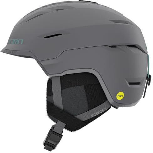 Giro Tenaya Spherical Skihelm - Snowboardhelm für Damen & Jugend - Matt Charcoal/Mineral - M (55,5-59cm)