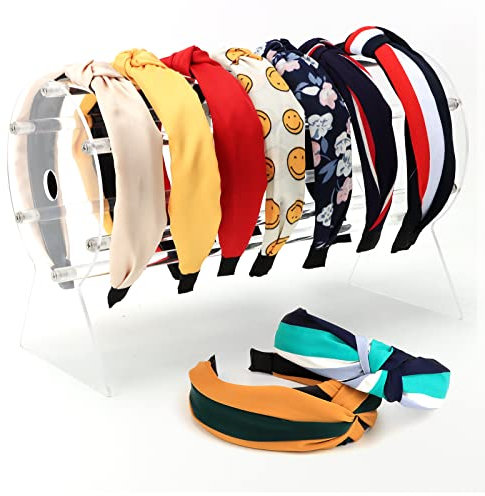 smtfcty Headband Holder Clear Acrylic Headband Organizer Hairband Display Holder Headband Jewelry Storage Rack for Women and Girls