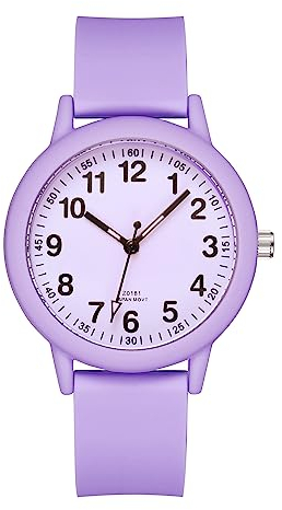 CIVO Orologio Donna Analogico Quarzo Impermeabile Sottile Elegante Design Casual Orologio da Donna Ragazze Alunno Viola
