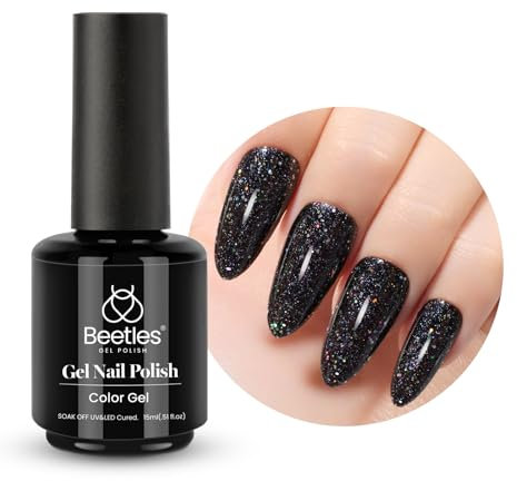 Beetles Gel Polish 1 smalto gel per unghie Reflective Rose Gold Glitter 794