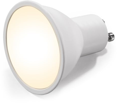 McShine - LED-Leuchtmittel GU10 Warmweiß | MS-60dimm | LED Strahler 6W, 510lm 3000K Abstrahlwinkel 120° PAR16 LED Lampe ersetzt 50W Halogen Leuchtmittel, dimmbar, 10 Stück