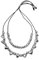 Vestopazzo collana 2 fili regolabile cuori/sfere. Realizzato a mano in alluminio 100% riciclato. Nickel tested. Lavorazione artigianale.AL02216