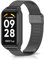KoGiio Cinturino per Xiaomi Smart Band 8 Active/Redmi Smart Band 2,Chiusura Rete Metallo Cintura Regolabile Watch Band Uomini Donne Ricambio Cinturino