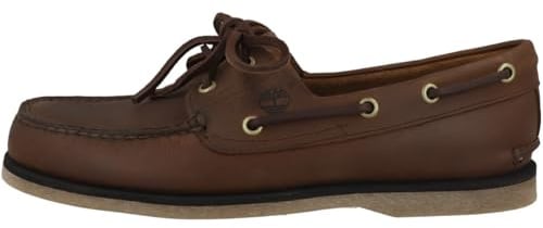 timberland Classic 2 Eye Slipper & Bootsschuhe Herren Braun Bootsschuhe Shoes