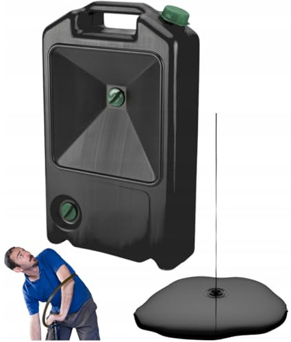 Bidon de vidange d'huile 8 l - Bac de récupération d'huile en plastique robuste - Bidon en plastique pour vidange d'huile, carter d'huile, accessoires de vidange d'huile, stockage sûr des huiles et