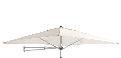 DSeenLeap Sombrilla Sombrilla De Jardín Sombrilla Patio Montaje En Pared Sombrilla Cuadrada Jardín Al Aire Libre Balcón Protección Solar Sombrilla Plegable Sombrilla, 210 Cm