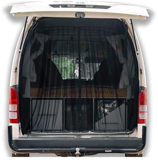 NEWFUN Mosquitera Furgoneta, Mosquitera Camper, Mosquitera Furgoneta Campe, 165 * 165 Mosquitera para Caravana, Puerta Trasera de Tienda de Coche para SUV Furgoneta Camping, Magnetismo