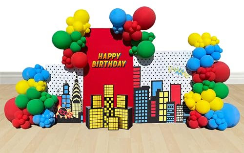 Geburtstag Superheld Deko Luftballons Rächer Partei Luftballons Thema Geburtstagsfeier Dekoration
