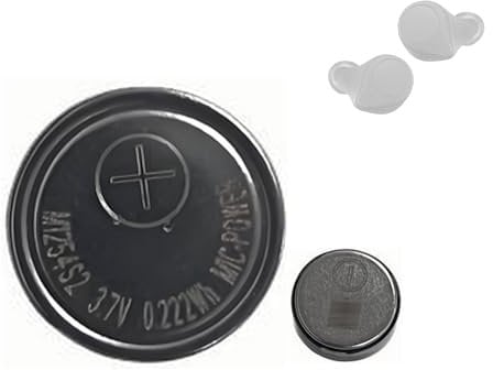 HIGHAKKU Replacement Battery M1254S2 Compatible with Ja-Bra Elite 75t In-Ear Bluetooth True Wireless Headphones Earphones Battery