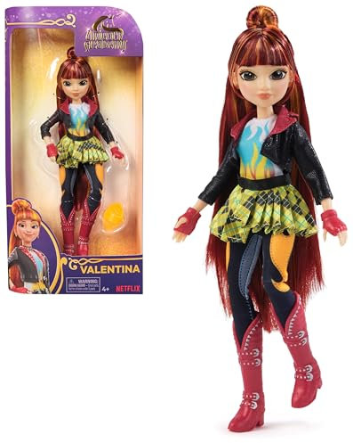 Unicorn Academy, Bambola Valentina con Capelli con Mèches, 5 Accessori di Moda e Strumento per lo Styling dei Capelli, 24 cm, Bambole e Unicorni Giocattolo per Bambine, 4+ Anni