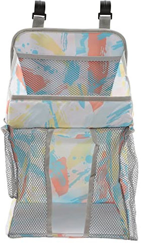 CRILSTYLEO Wickeltasche Organizer Für Kinderwagen Vielseitige Tragbare Windeltasche Mit Zwei Fächern Für Trockene Und Nasse Windeln Für Reisen Und Unterwegs