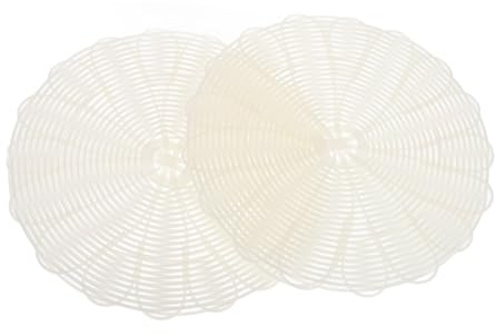 Estera Separadora de Alimentos 2 Piezas de Pp Beige Reutilizable