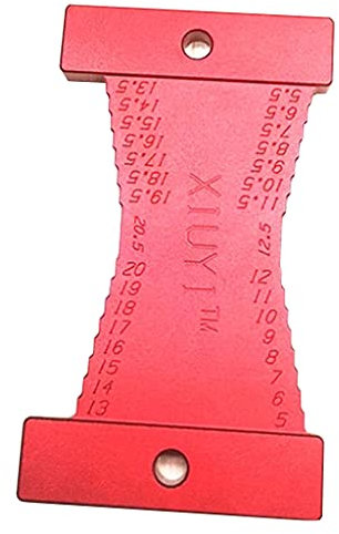 Hoch Rot Holzbearbeitung Höhenmesser Elektrisch Kreis Tisch Fräser Graviermaschine Lineal Messwerkzeug