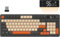 QRhbT Wireless Mechanical Feeling Keyboard With Knob Control Compatible with Bluetooth And 2.4G Connection And M96(Shimmer)