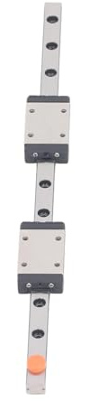 Mini -Schienenantrieb Linearer Schienenführer MGN7H Linear Rail Guide Edelstahl Linearer Schiebetuide mit Block für 3D -Drucker CNC XYZ DIY -Gravurmaschine (100MM)