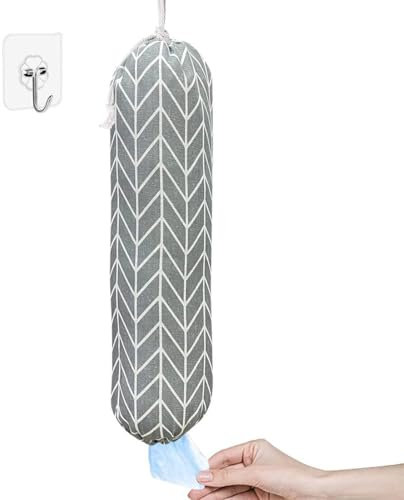 COYUN Organizador Bolsas Plastico, Dispensador Bolsas de Plastico, Soporte de Bolsa de Plástico, Plegable para Colgar con 1 Gancho para Guardar Bolsas de Plástico