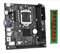 casstaly ITX H61 Desktop Motherboard with 1x4G DDR3 1600MHz RAM CPU LGA 1155 Support Up to 16GB RAM Slots 100M Network Card Easy Install Easy to Use