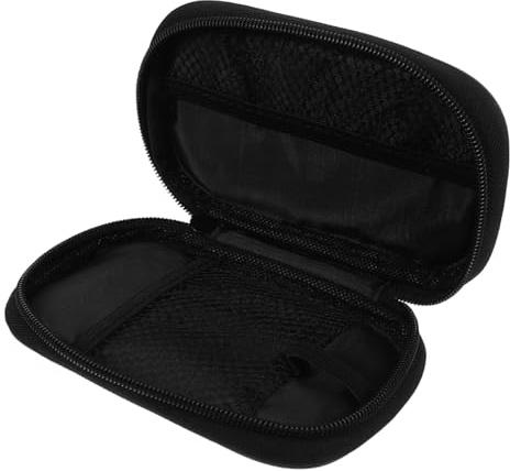 Aufbewahrungstasche Stoff aus Blutzuckermessgerät für Schwarze | Leicht und Tragbar, Handliches Design, für Taschen und Rucksack Geeignet, Zufällige Logo Ausführung